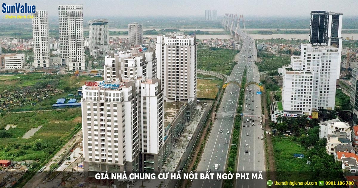 Giá nhà chung cư Hà Nội bất ngờ phi mã