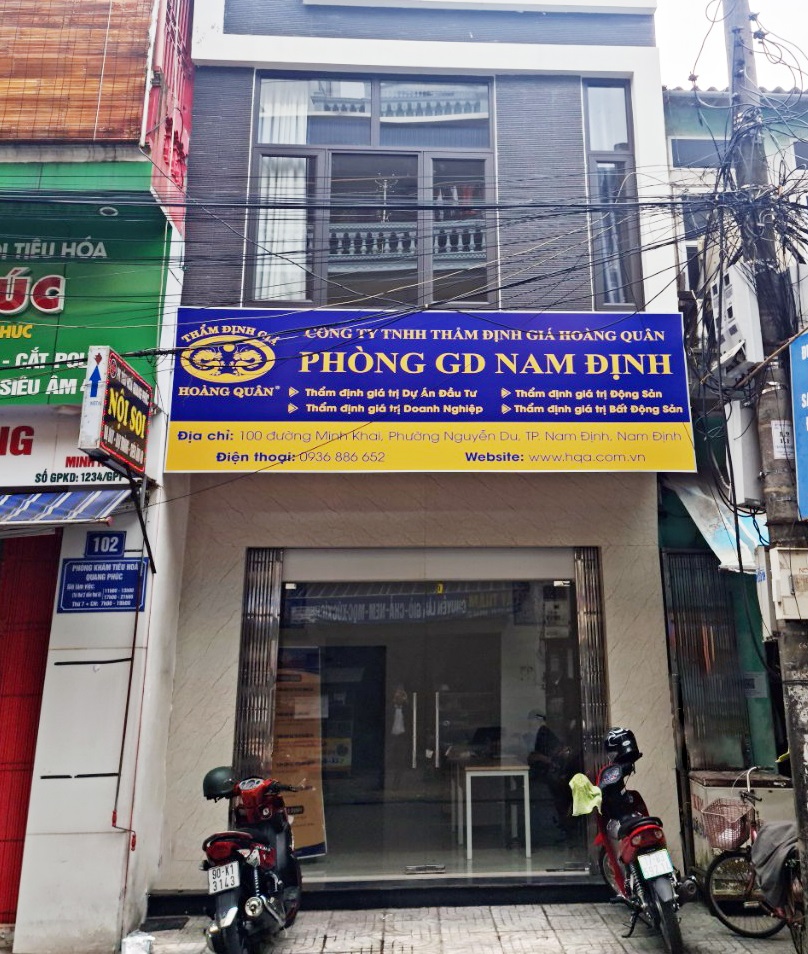 văn phòng mới, thẩm định giá hoàng quân vp nam định