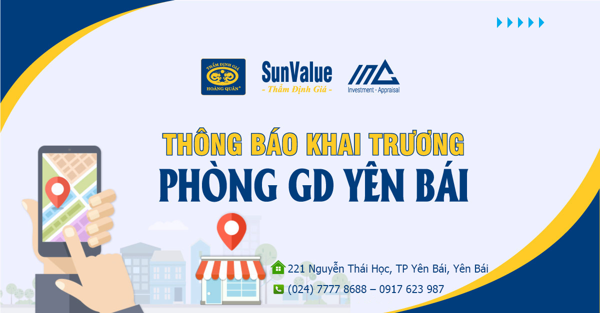 khai trương phòng giao dịch yên bái, dinh gia sunvalue, dinh gia bds tai yen bai